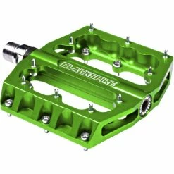 Pédales Plates Blackspire Sub420 -Selles et tiges Soldes Blackspire Sub420 Flat Pedals Internal Green NotSet 869 400G