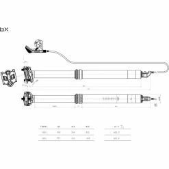 Tige De Selle Télescopique Brand-X Ascend 17 Tige De Selle Télescopique Brand-X Ascend -Selles et tiges Soldes Brand X Ascend Dropper Seatpost 125mm 150mm Dropper Seats posts Black 2017 6
