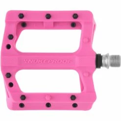 Pédales Plates Nukeproof Neutron EVO (Electron EVO) -Selles et tiges Soldes Nukeproof Neutron EVO Flat Pedals Mustard Pink 01
