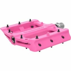Pédales Plates Nukeproof Neutron EVO (Electron EVO) -Selles et tiges Soldes Nukeproof Neutron EVO Flat Pedals Mustard Pink 02