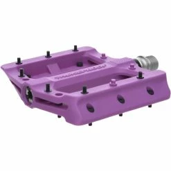Pédales Plates Nukeproof Neutron EVO (Electron EVO) -Selles et tiges Soldes Nukeproof Neutron EVO Flat Pedals Mustard Purple 02