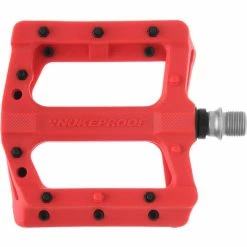 Pédales Plates Nukeproof Neutron EVO (Electron EVO) -Selles et tiges Soldes Nukeproof Neutron EVO Flat Pedals Mustard Red 01