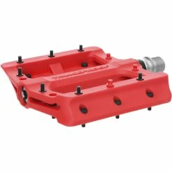 Pédales Plates Nukeproof Neutron EVO (Electron EVO) -Selles et tiges Soldes Nukeproof Neutron EVO Flat Pedals Mustard Red 02