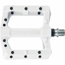 Pédales Plates Nukeproof Neutron EVO (Electron EVO) -Selles et tiges Soldes Nukeproof Neutron EVO Flat Pedals White 01