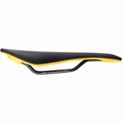 Selle Nukeproof Vector DH Comp (chrome-molybdène) 25 Selle Nukeproof Vector DH Comp (chrome-molybdène) -Selles et tiges Soldes Nukeproof Vector DH Comp Cro Mo Saddle Performance Saddles Black Yellow NotSet 1