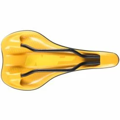 Selle Nukeproof Vector DH Pro (titane, Alliage) -Selles et tiges Soldes Nukeproof Vector Downhill Pro Ti Alloy Saddle Saddles Black Yellow NotSet 80511610014 1