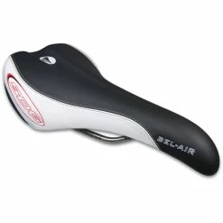 Selle SDG Bel Air RL (rails En Chrome-molybdène) 16 Selle SDG Bel Air RL (rails En Chrome-molybdène) -Selles et tiges Soldes SDG Bel Air RL Saddle with Cro Mo Rails Performance Saddles Black White SDG 06109 1