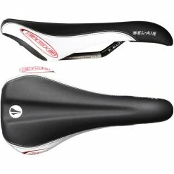 Selle SDG Bel Air RL (rails En Titane/alliage) -Selles et tiges Soldes SDG Bel Air RL Saddle with Titanium Alloy Rails Performance Saddles Black White 06059 2